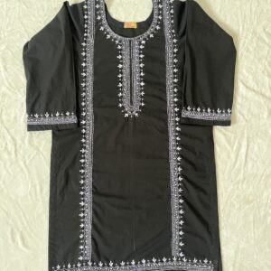 Black Lawn embroidered shirt